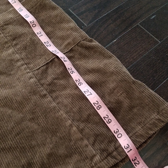 Vintage brown corduroy sleeveless dress romper - Picture 7 of 8